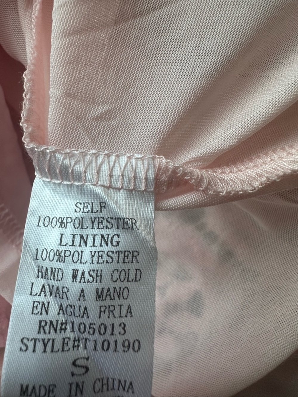 The Nines Blush Pink Lace Crochet Square Neck Top Size Small - Picture 7 of 14